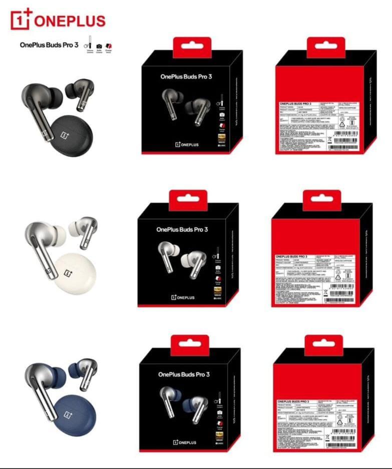 OnePlus Buds Pro 3 True Wireless Earbuds with Premium Sound, Active Noise Cancellation & Fast Charging