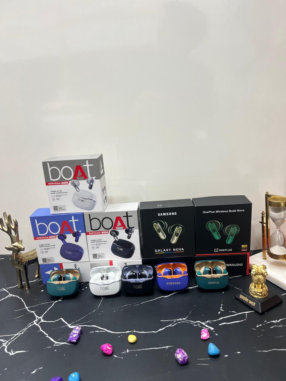 boAt Nirvana Nova True Wireless Earbuds with Quad Mics, ENx™ Technology & Immersive Sound